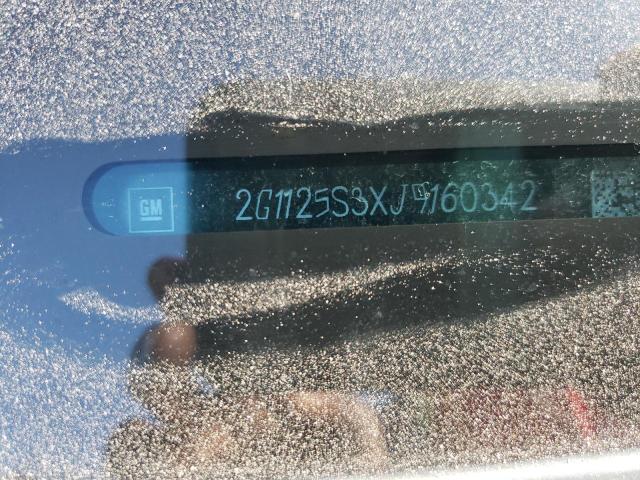 2G1125S3XJ9160342 - 2018 CHEVROLET IMPALA PRE ვერცხლისფერი ფოტო 10