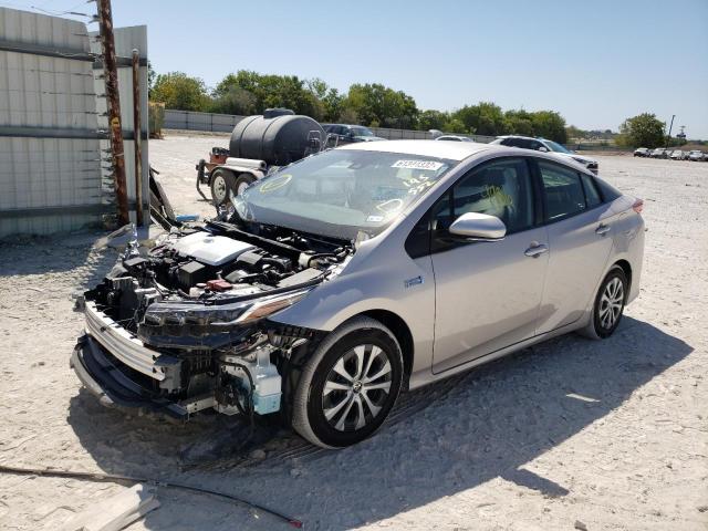 JTDKAMFP5M3195552 - 2021 TOYOTA PRIUS PRIM 银色 照片 2