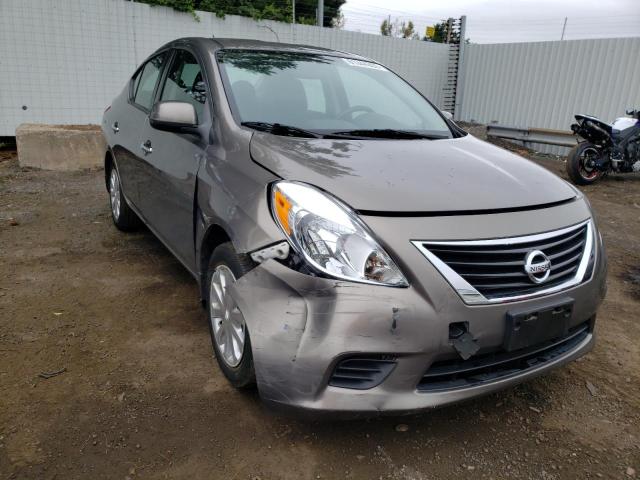 3N1CN7AP6CL848137 - 2012 NISSAN VERSA S GRAY photo 1