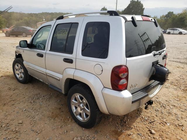 1J4GL58K47W523371 - 2007 JEEP LIBERTY LI SILVER photo 3