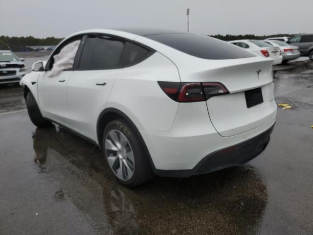 5YJYGDEE5MF193649 - 2021 TESLA MODEL Y أبيض صورة 3