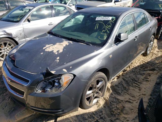 1G1ZH57B08F163768 - 2008 CHEVROLET MALIBU 1LT 灰色 照片 2