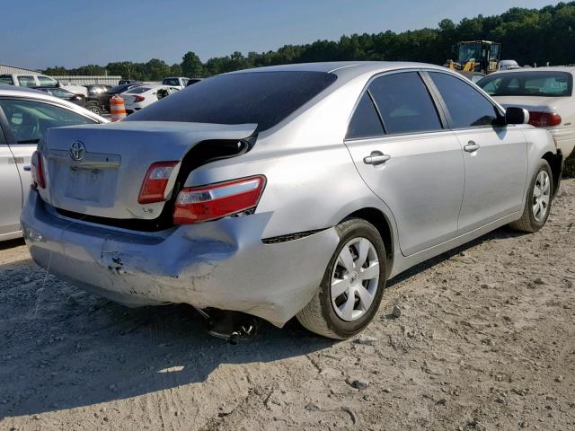 4T1BE46K07U180377 - 2007 TOYOTA CAMRY CE SILVER photo 4