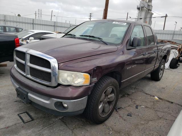 1D7HA18D44S652648 - 2004 DODGE RAM 1500 S BURGUNDY photo 1