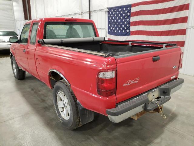 1FTYR15EX3PB80876 - 2003 FORD RANGER SUP RED photo 3