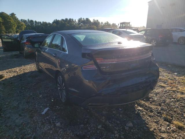 3LN6L5F91JR620308 - 2018 LINCOLN MKZ RESERV GRAY photo 3