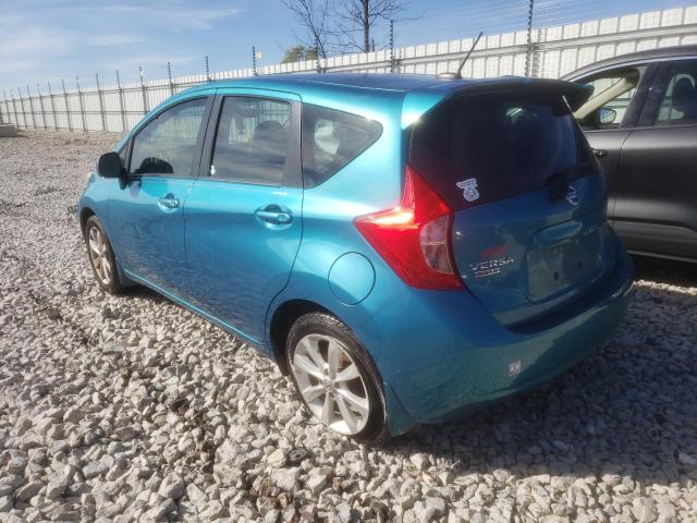 3N1CE2CP3EL383562 - 2014 NISSAN VERSA NOTE BLUE photo 3