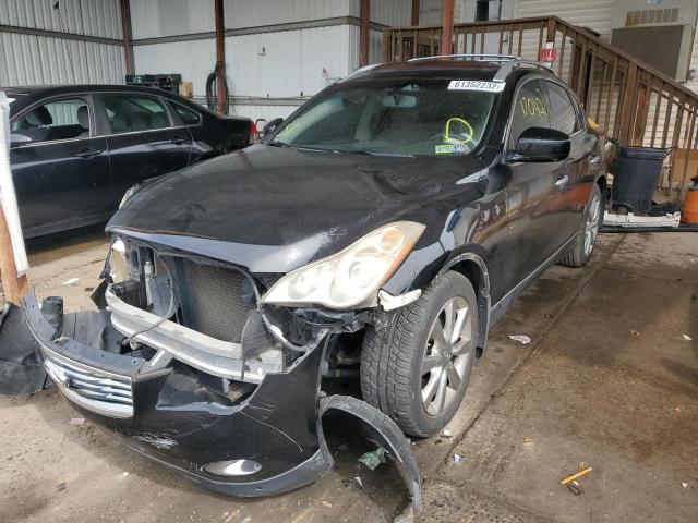 JNKAJ09F48M357323 - 2008 INFINITI EX35 BASE BLACK photo 2