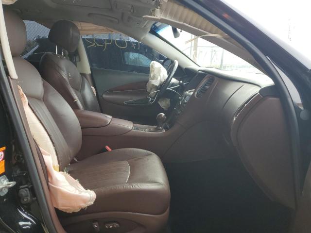 JNKAJ09F48M357323 - 2008 INFINITI EX35 BASE BLACK photo 5