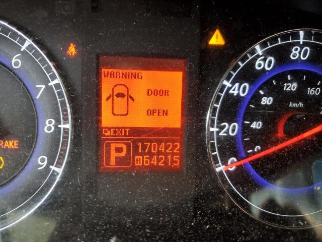 JNKAJ09F48M357323 - 2008 INFINITI EX35 BASE BLACK photo 8