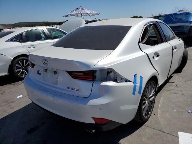 JTHBA1D2XG5037494 - 2016 LEXUS IS 200T WHITE photo 4