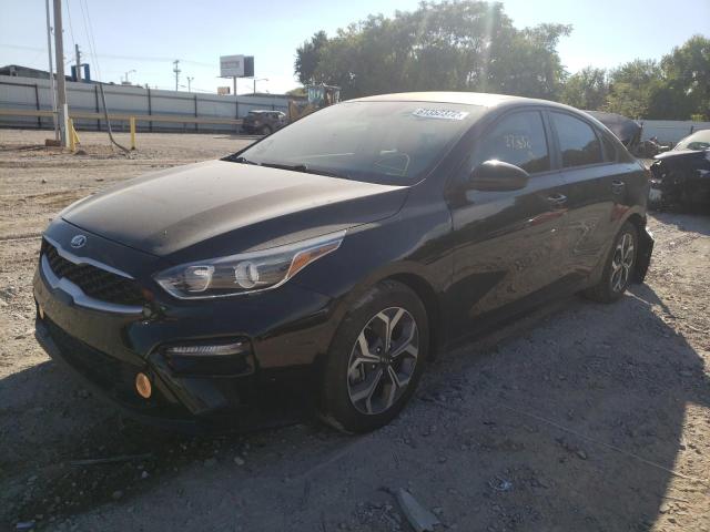 3KPF24AD1LE154497 - 2020 KIA FORTE FE BLACK photo 2