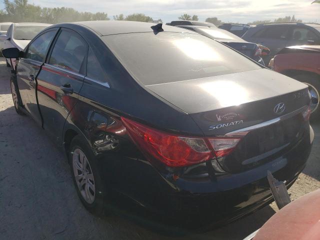 5NPEB4AC7CH377979 - 2012 HYUNDAI SONATA GLS BLACK photo 3