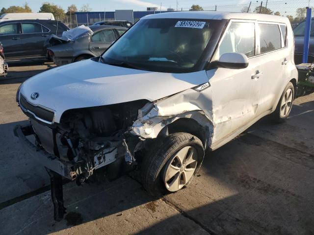 KNDJN2A26F7161969 - 2015 KIA SOUL WHITE photo 1