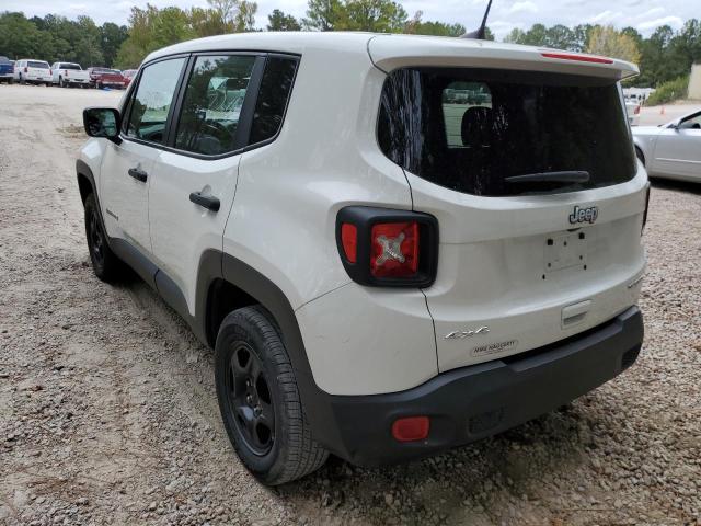 ZACNJBAB6LPL43390 - 2020 JEEP RENEGADE S WHITE photo 3