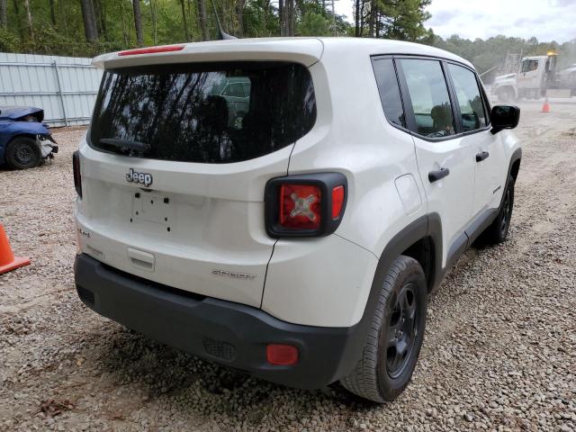 ZACNJBAB6LPL43390 - 2020 JEEP RENEGADE S WHITE photo 4