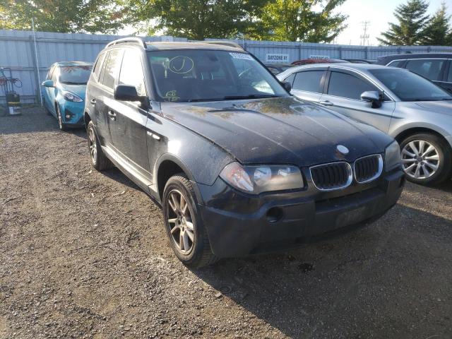 WBXPA73495WC52343 - 2005 BMW X3 2.5I BLACK photo 1