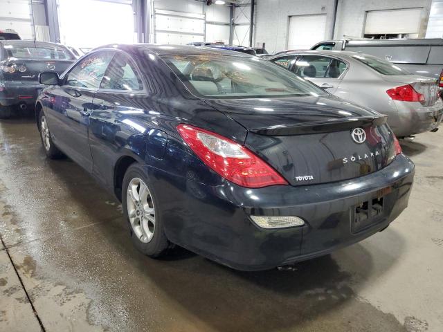 4T1CE30P47U754384 - 2007 TOYOTA CAMRY SOLA BLACK photo 3