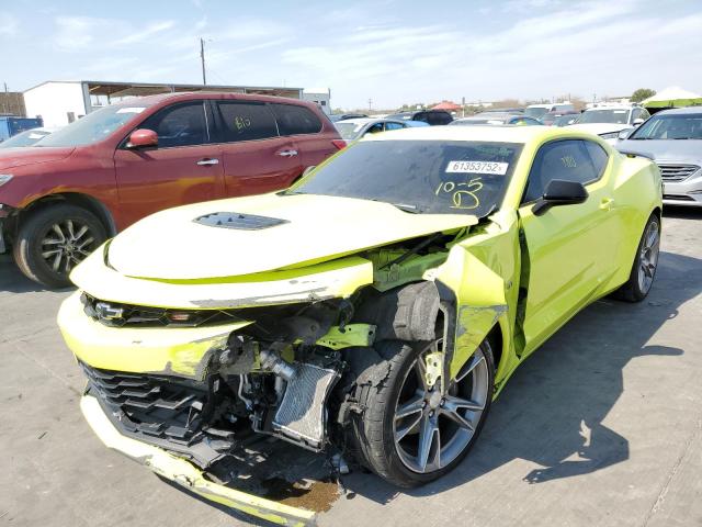 1G1FG1R70L0111043 - 2020 CHEVROLET CAMARO SS Сары фото 2