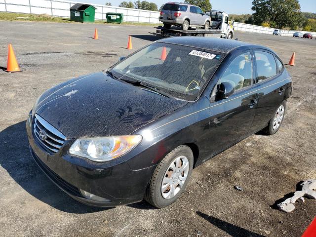 KMHDU4AD7AU182106 - 2010 HYUNDAI ELANTRA BLUE  photo 2