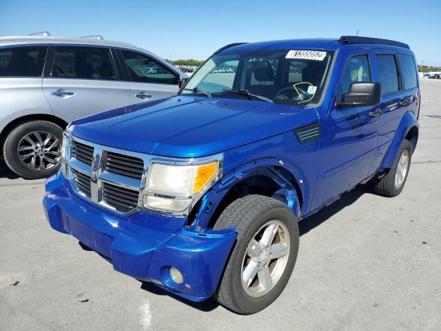 1D8GU58K37W611395 - 2007 DODGE NITRO SLT BLUE photo 2