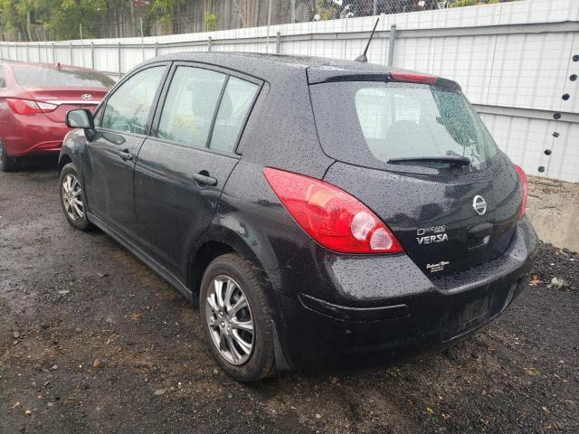 3N1BC13E98L409368 - 2008 NISSAN VERSA S BLACK photo 3