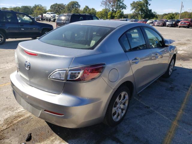 JM1BL1TG2D1841851 - 2013 MAZDA 3 I SILVER photo 4