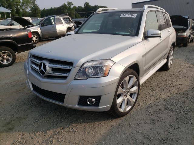 WDCGG8HB6AF477197 - 2010 MERCEDES-BENZ GLK 350 4M SILVER photo 2