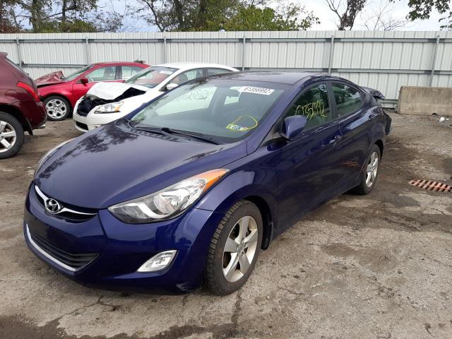 5NPDH4AE3CH125206 - 2012 HYUNDAI ELANTRA GLS  photo 2