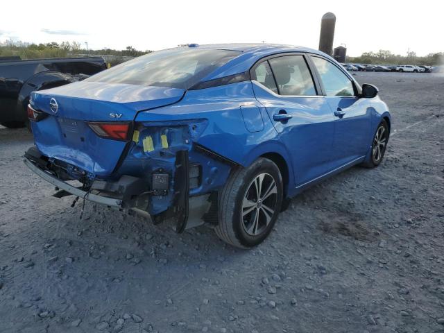 3N1AB8CV0LY240568 - 2020 NISSAN SENTRA SV BLUE photo 4