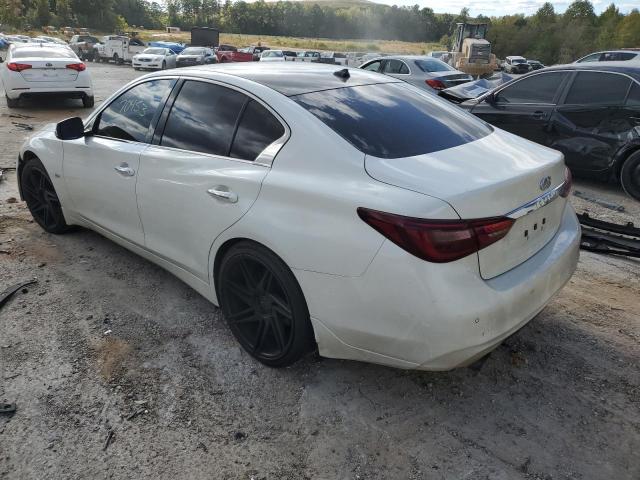 JN1EV7AP7JM359743 - 2018 INFINITI Q50 LUXE WHITE photo 3