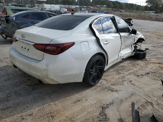 JN1EV7AP7JM359743 - 2018 INFINITI Q50 LUXE WHITE photo 4