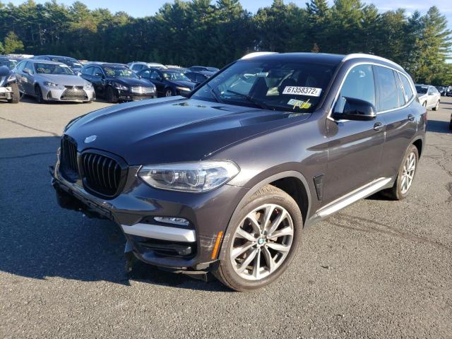 5UXTR9C59JLD68936 - 2018 BMW X3 XDRIVE3 GRAY photo 2