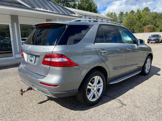 4JGDA5HB2DA200651 - 2013 MERCEDES-BENZ ML 350 4MA GRAY photo 4