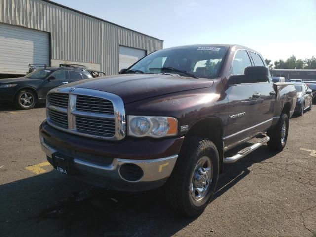 3D7KU28D74G160349 - 2004 DODGE RAM 2500 S MAROON photo 2