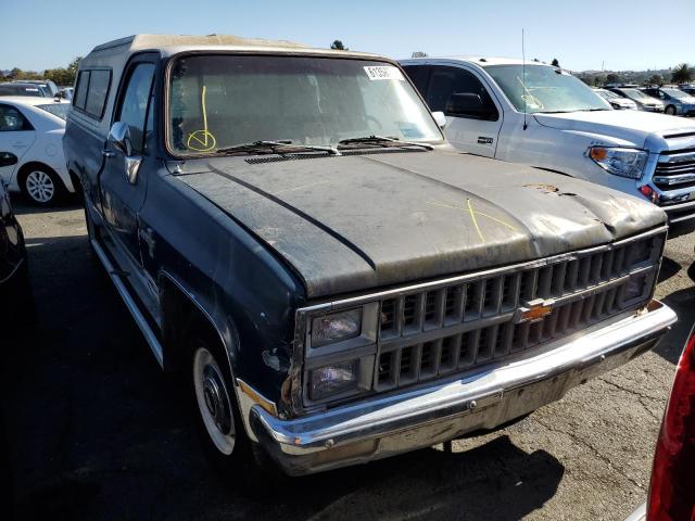 1GCGC24M6CJ163149 - 1982 CHEVROLET C20 BLUE photo 1