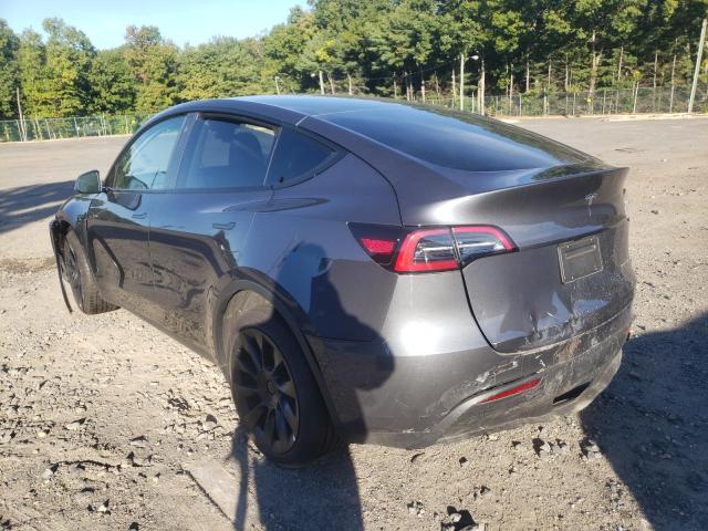 7SAYGDEE7NF480236 - 2022 TESLA MODEL Y GRAY photo 3