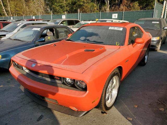 2B3CJ5DT0AH269478 - 2010 DODGE CHALLENGER ORANGE photo 2