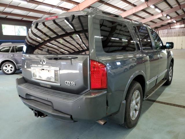 5N3AA08C56N803210 - 2006 INFINITI QX56 GRAY photo 4