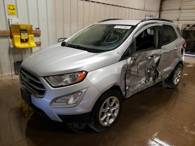 MAJ3S2GE7KC308245 - 2019 FORD ECOSPORT S SILVER photo 2