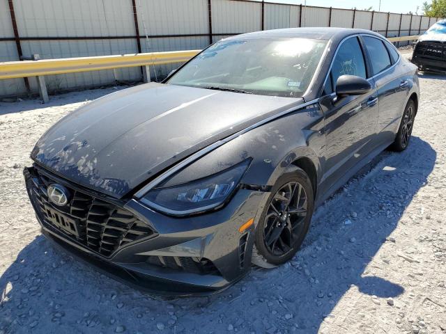 5NPEF4JA8MH099131 - 2021 HYUNDAI SONATA SEL BLACK photo 2