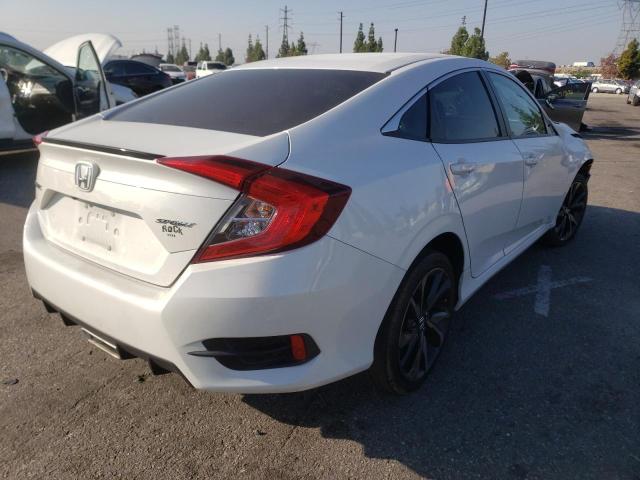 2HGFC2F87KH587162 - 2019 HONDA CIVIC SPOR WHITE photo 4