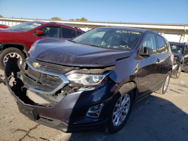 3GNAXHEV6KS527840 - 2019 CHEVROLET EQUINOX BLUE photo 2