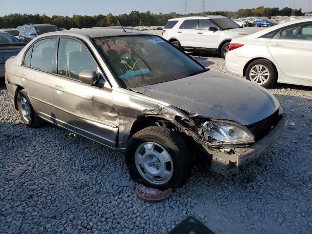 JHMES96665S003348 - 2005 HONDA CIVIC HYBR SILVER photo 1