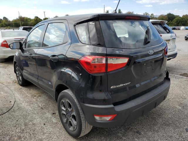 MAJ3S2FE5KC295979 - 2019 FORD ECOSPORT S BLACK photo 3