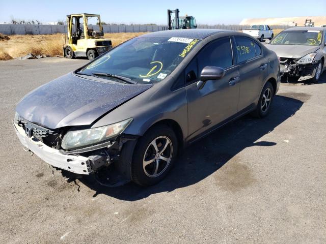 19XFB2F71FE243286 - 2015 HONDA CIVIC SE CHARCOAL photo 2