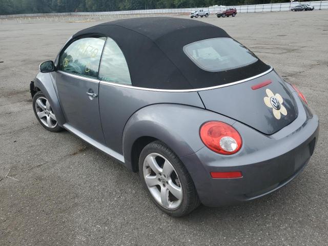 3VWSF31Y16M300467 - 2006 VOLKSWAGEN NEW BEETLE 灰色 照片 3