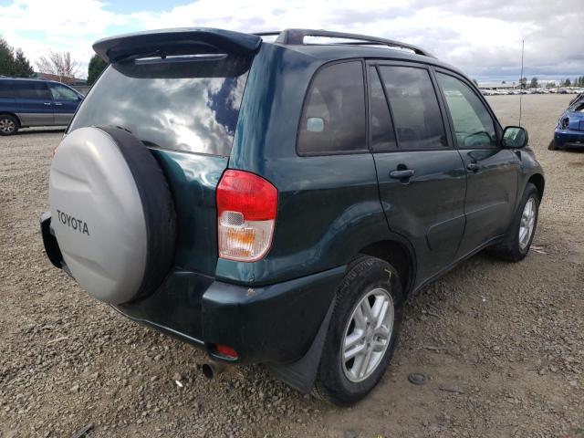 JTEGH20V720080149 - 2002 TOYOTA RAV4 AUTOM GREEN photo 4