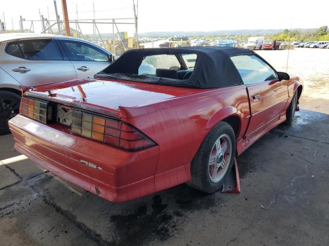 1G1FP33E7ML118560 - 1991 CHEVROLET CAMARO RS RED photo 4