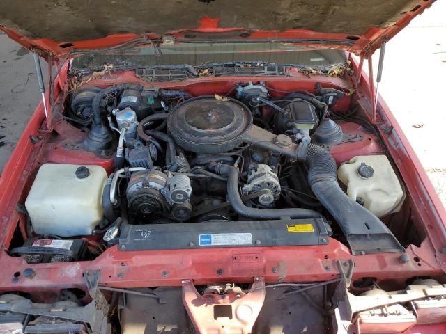 1G1FP33E7ML118560 - 1991 CHEVROLET CAMARO RS RED photo 7